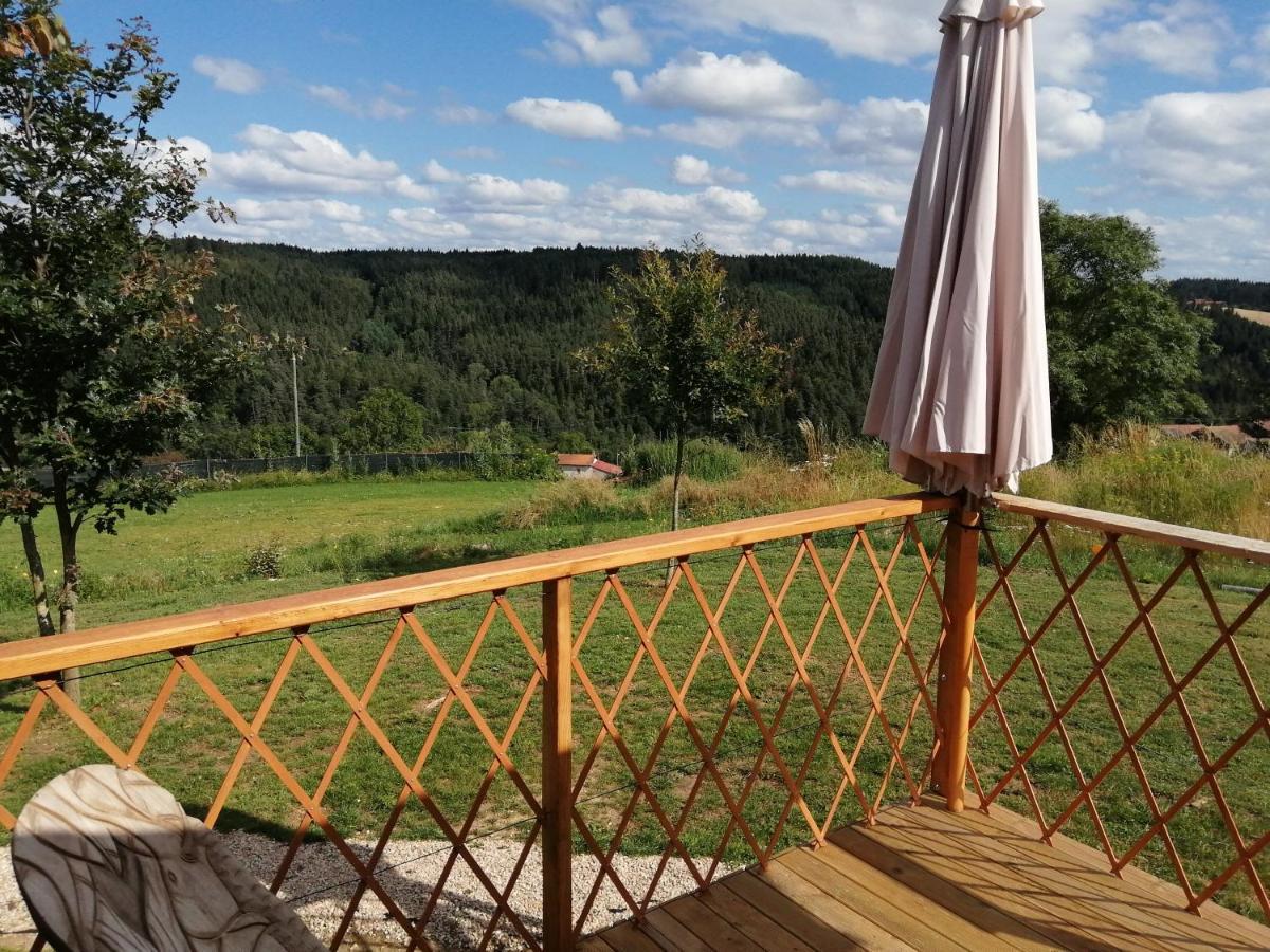 Le Chalet Des Etoiles Champagnac-le-Vieux 外观 照片