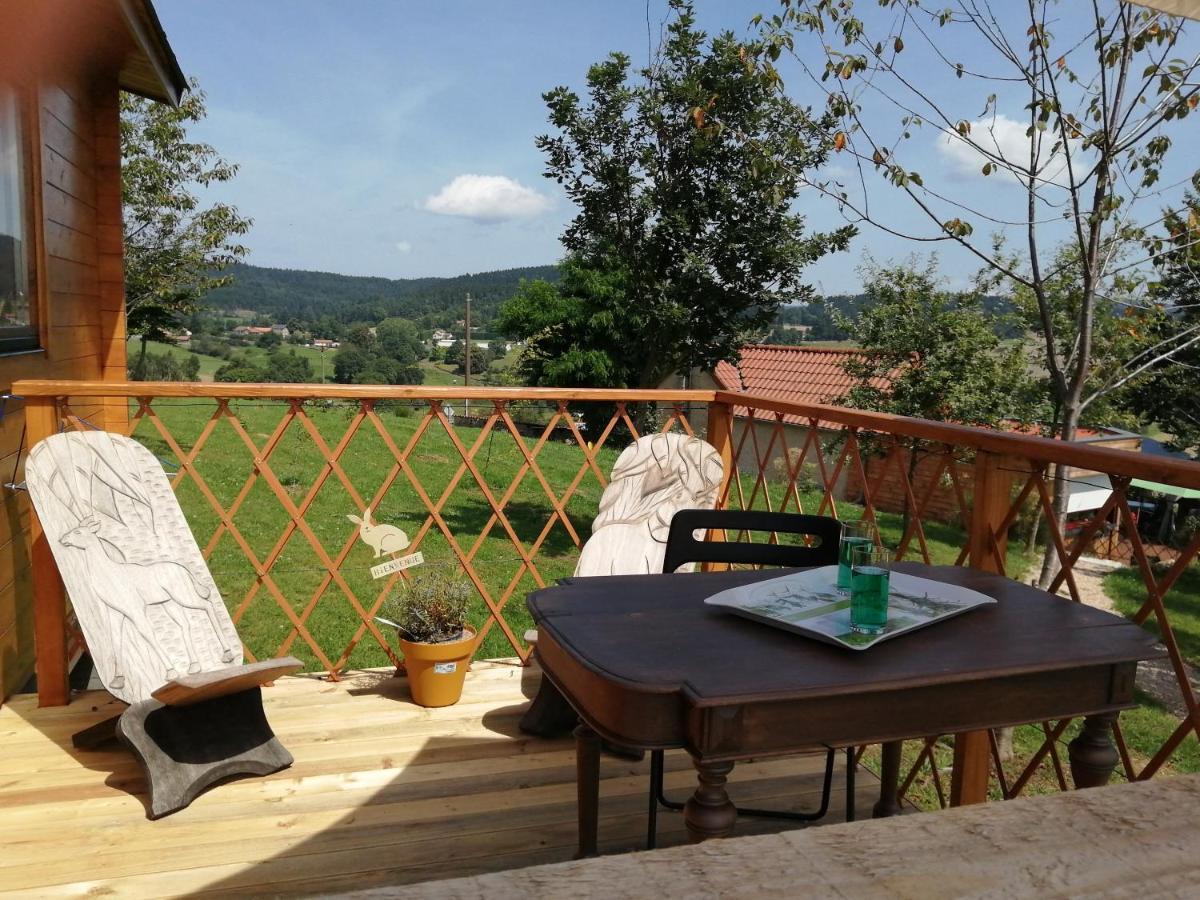 Le Chalet Des Etoiles Champagnac-le-Vieux 外观 照片